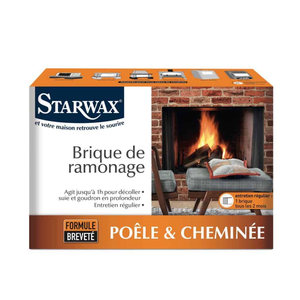 Brique de ramonage pour poêle & cheminée