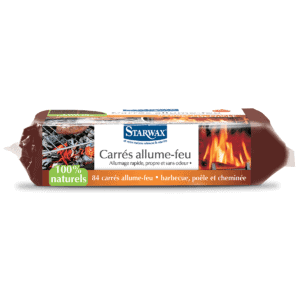 Carrés allume-feu pour barbecue, poêle et cheminée 7 Carrés allume-feu pour barbecue, poêle et cheminée